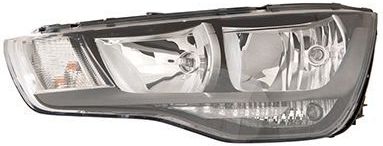 VanWezel - 0301961 - Koplamp - Zwart - Voor Audi A1 van 2010 tot 2014