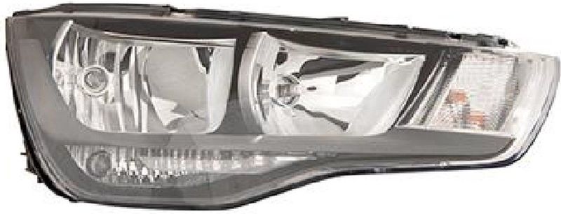 VanWezel 0301962 - Voorlicht met Knipperlicht - Zwart - Voor Audi A1 2010 tot 2014