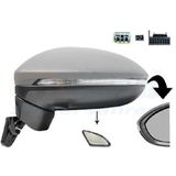 VAN WEZEL Buitenspiegel VW 5819827 5TB857507D9B9,510857521,510857537AGRU Zijspiegel,Spiegel,Achteruitkijkspiegel,Autospiegel,Dodehoekspiegel 5G0949101