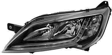 VanWezel - 1652967 - Voorlicht - Zwart - Voor Citroen Jumper 2014 tot heden