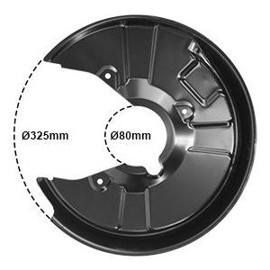 Dekplaat, Remschijven Audi Van Wezel 0325376