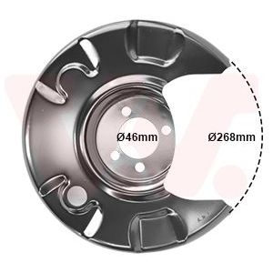 Dekplaat, Remschijven Volkswagen Van Wezel 5812373