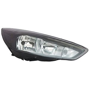 VanWezel - 1947964N - Voorlicht - Zwart - Voor Ford Focus 10/2014 tot 2018