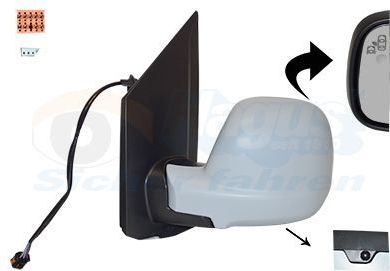 VanWezel - 0944827 - Rétroviseur Compleet - Links - Voor Citroen Jumpy - Elektrisch - Verwarmd