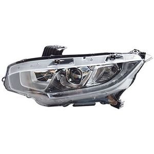VanWezel - 2590961 - Voorlicht met Knipperlicht - Voor Honda Civic vanaf 03/2017