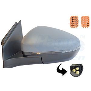 VanWezel 4084817 - Rétroviseur Compleet Links - Voor Peugeot 3008 - Elektrisch - Verwarmd