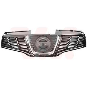VanWezel 3389510 - Grille Calandre - Voor Nissan Qashqai J10 - 02/2010 tot 2014