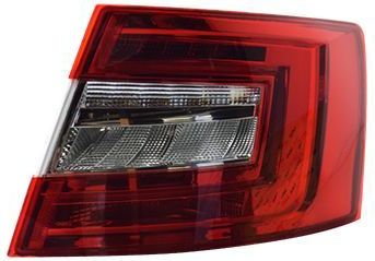 VanWezel 7631932 - Achterlicht Rechts - Voor Skoda Octavia 2012 tot 2020