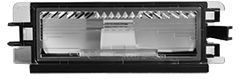 VanWezel 4334920 - Verlichting Achterplaat - Voor Dacia Logan van 09/2004 tot 2008