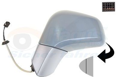 VAN WEZEL Buitenspiegel OPEL 3815827 42464329 Zijspiegel,Spiegel,Achteruitkijkspiegel,Autospiegel,Dodehoekspiegel
