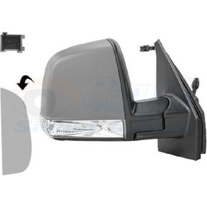 VanWezel 1639814 - Rétroviseur Buiten - Zwart - Voor Fiat Doblo 01/2015 tot 2022