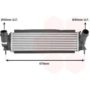 Nissan - Intercooler - Inlaatluchtkoeler - Aluminium - Luchtgekoeld