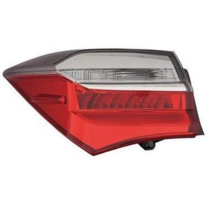 VanWezel 5346921 - Achterlicht - Links - Voor Toyota Corolla 4 Deuren 2013 tot 2019