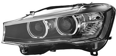 VanWezel 0691985 - Koplamp - Voorzijde Links - Voor BMW X3 F25 - 04/2014 tot 2017