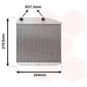 Fiat - Kachelradiateur - Interieurverwarming - Aluminium - 17016702
