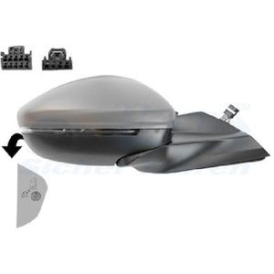 VAN WEZEL Buitenspiegel PEUGEOT 4092828 982620311T,98271326XT Zijspiegel,Spiegel,Achteruitkijkspiegel,Autospiegel,Dodehoekspiegel