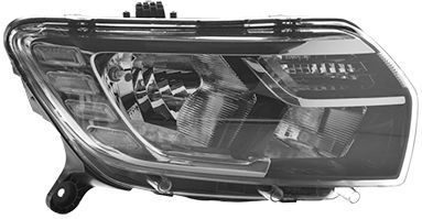 VanWezel 1520962V - Koplamp Rechts - Voor Dacia Logan - 12/2016 tot 2020