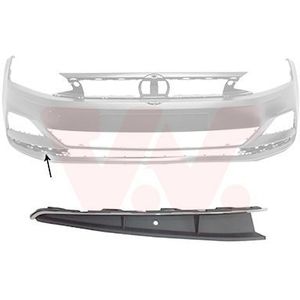 Volkswagen Polo AW, 2017 - 2021 - voorbumpergrille, onder, chrome, rechts