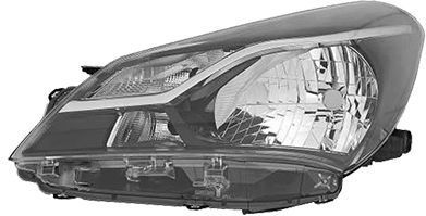 VanWezel 5344961 - Koplamp Links - Voor Toyota Yaris - 09/2014 tot 2020