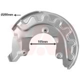 Van Wezel - Remschijf Beschermer - Voor Audi A1 8X 2010-2014 - OEM 6R0615312C