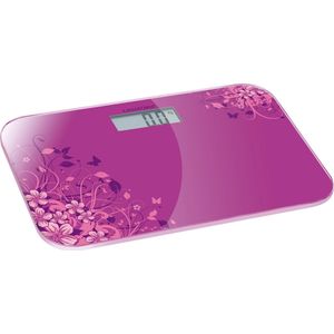 Personenweegschaal - Digitaal - Roze - Compact - Tot 180 kg