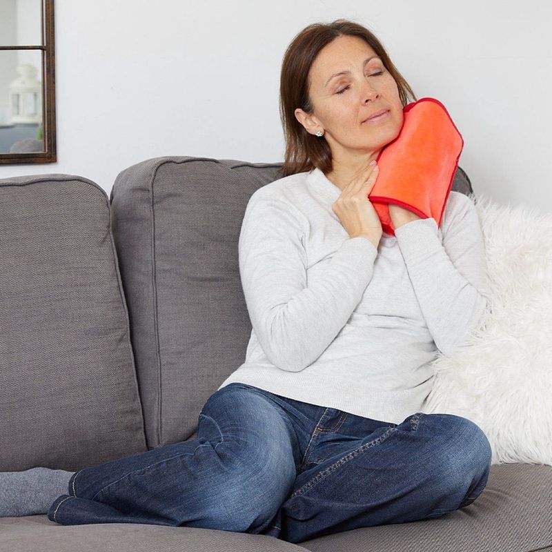 Lanaform - Elektrische Handwarmer / Elektrische Kruik - Extrazacht - Met Binnenzak - Oplaadbaar Tot 4 Uur Lang - Oranje