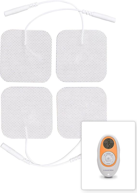 Lanaform - Medi Stim - Set van 4 Elektroden - 5 x 5 cm - Zelfklevend