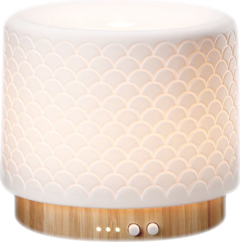 Lanaform - Moya - Verdamper Van Etherische Oliën - Bamboe - Keramiek