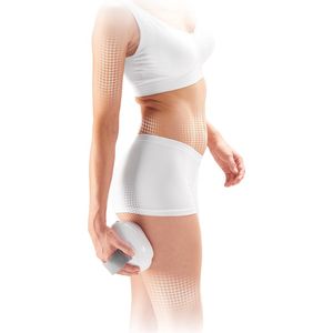 Lanaform - Skin Mass Grey - Cellulite Massageapparaat - Lymfedrainageapparaat - Elektrische Massageroller - Vermindert Sinaasappelhuid - Voor Het Hele Lichaam - Variabele Intensiteit