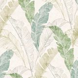 DUTCH-WALLCOVERINGS-Behang-Tropical-Leaf-grijs-en-groen