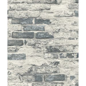 Dutch Wallcoverings - Asperia- Battersea brick grijs - vliesbehang - 10m x 53cm - A58102