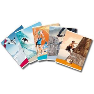 Aurora - Splendid - A4 Schrift - Geruit - 72 Bladzijden van 80 g/m² - Pak van 25 Stuks