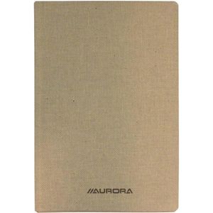 Aurora - Notitieboek - Grijs - 125 x 195 mm - 96 Vellen - Geruit