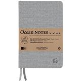 Aurora Ocean notitieboek 145 x 220 mm gelijnd 96 vellen octopuszwart