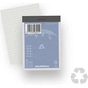 Aurora - Schrijfblok - A7 - Geruit Papier - 100 Vel - Microperforatie