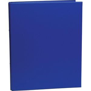 Ringmap voor ft A4, 2 ringen van 25 mm, uit PVC, blauw