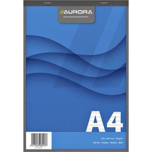 Aurora Schrijfblokken - A4 - Lijn - 100 vel - 60gram - 10 stuks