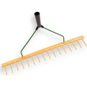 Talen Tools Hooihark - Polyhark Recht Rand - Geel