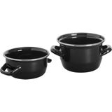 Cosy&Trendy Mosselpan - Ø 12 cm - 0,5 kg - 0L9 - Zwart