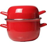 Cosy & Trendy Mosselpan - Rood - 2.8 Liter - Ø 18 cm