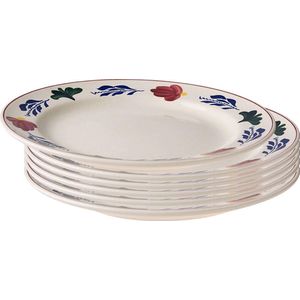 Boerenbont Ontbijt Bord 21cm - 6 Stuks