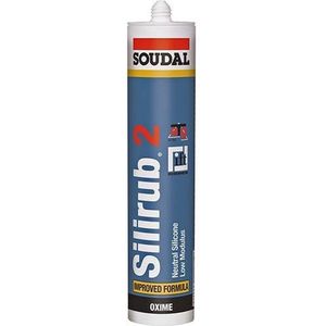 Soudal Siliconenkit Silirub 2 310ml grijs