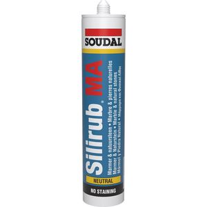 Soudal Silirub MA | Siliconenkit | Wit | 300 ml - 105100