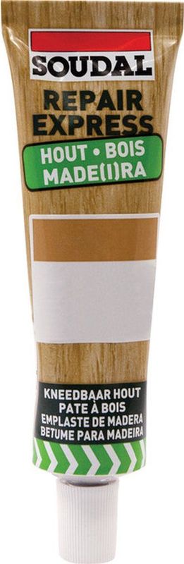 Soudal - Kneedbaar Hout - Teak - 50 ml - Sneldrogende Pasta