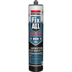 Soudal Fix - All Flexi | Lijm- en voegkit | Wit | 290 ml  - 105029