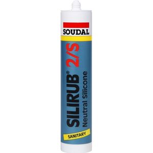 Soudal - Silirub 2S Wit  300 Ml - 101989 Sanitairkit