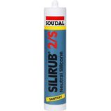 Soudal Silirub 2 S siliconenkit Transparant 300ml