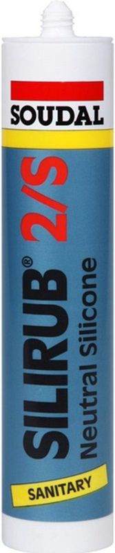Soudal - Silirub 2S - Sanitairkit - Transparant - 300 ml