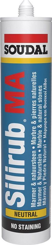 Soudal - Silirub MA - Siliconenkit - Marmergrijs - 300 ml