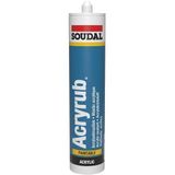 Soudal Acryrub | Acrylaatkit | Zwart | 310 ml - 102601